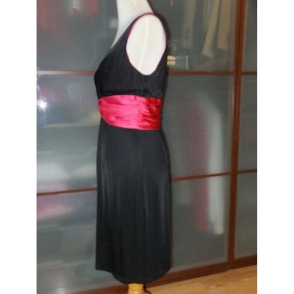 Kay Unger Twist Satin Waist Cocktail Dress 12 NEW - Picture 5 of 9